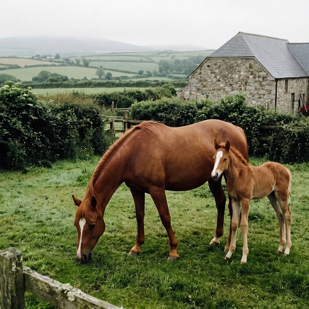 Élevage de chevaux au Doucinot David, Boisse