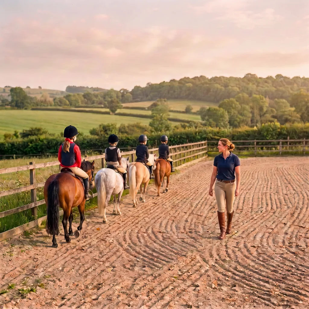Cours de poney à Boisse, Dordogne